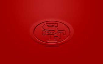 Download wallpapers San Francisco 49ers flag, 4k, red and brown 3D waves,  NFL, american football team, San Francisco 49ers logo, american football,  San Francisco 49ers for desktop free. Pictures for desktop free