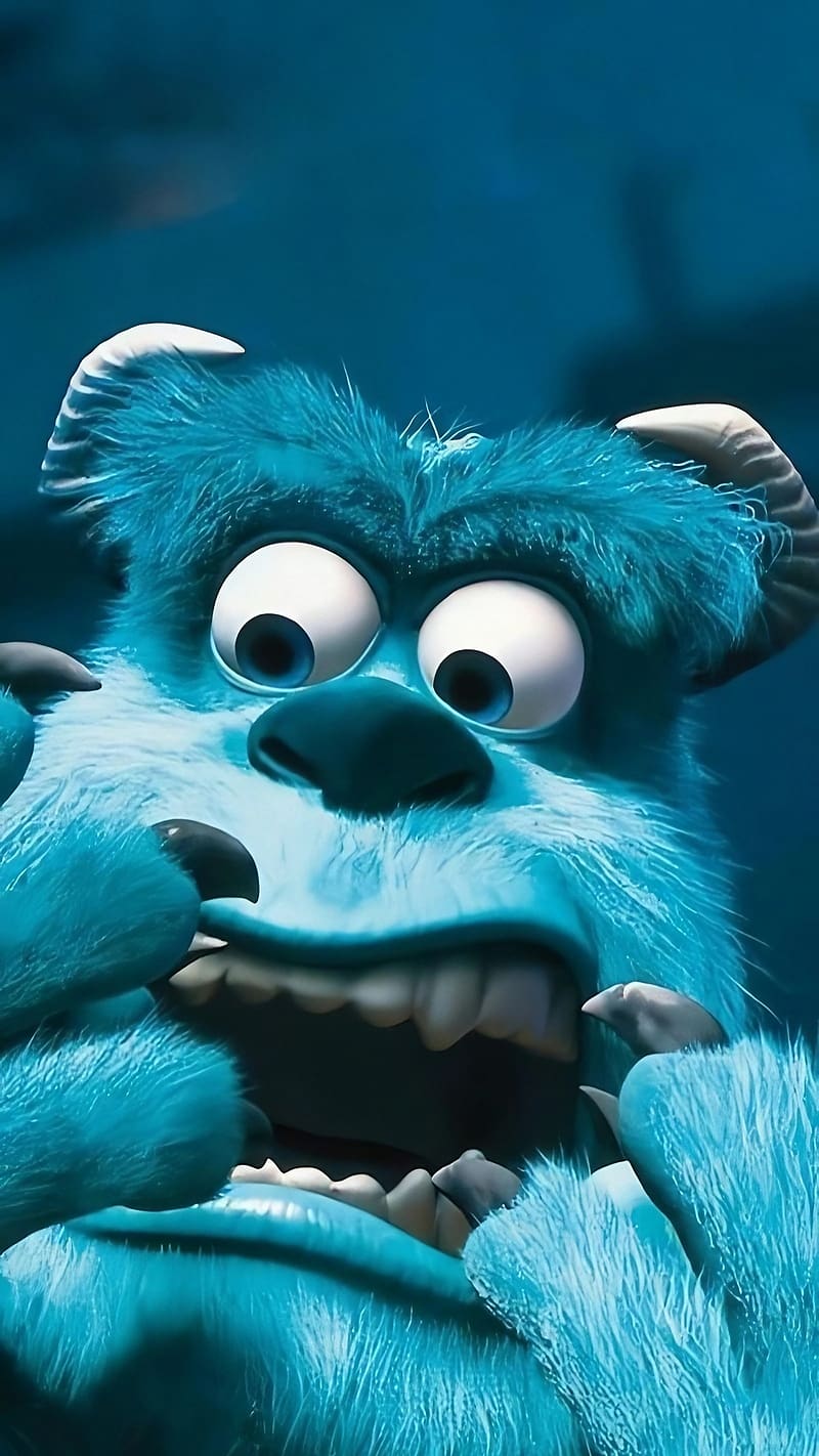 Monster , Blue Monster Inc, animated monster, HD phone wallpaper