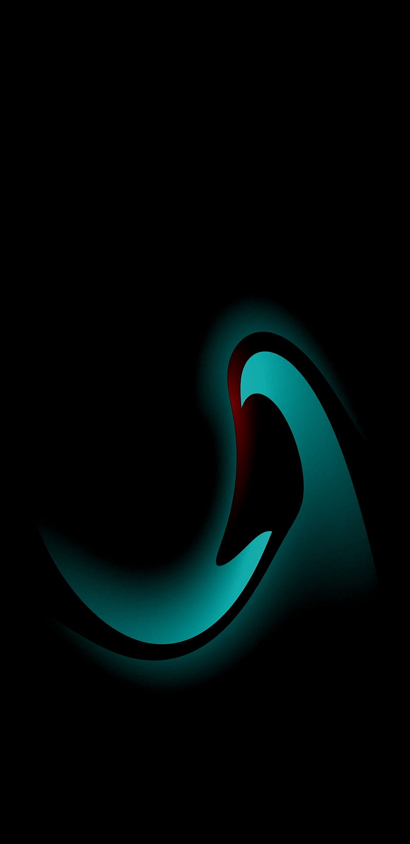 Sad Penguin, amoled, best, black, colors, effects, galaxy, samsung, HD phone wallpaper