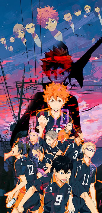 Wallpaper anime, art, guys, Volleyball, Haikyuu! for mobile and desktop,  section сёнэн, resolution 2000x1580 - download