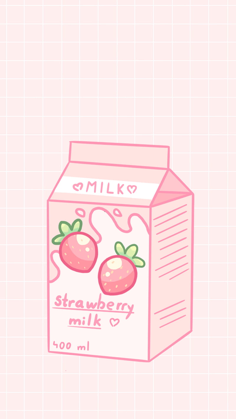 Featured image of post The Best 15 Strawberry Milk Wallpaper Ipad