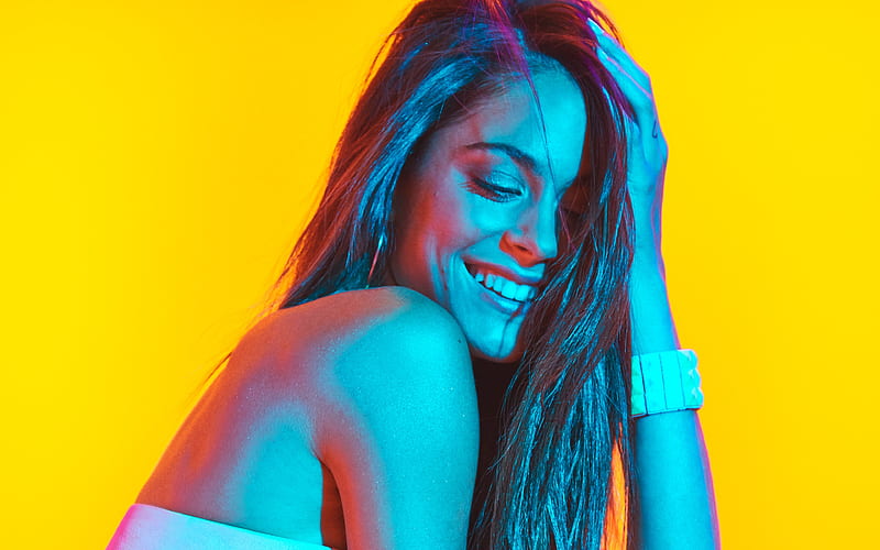 TINI argentine singer, actress, Martina Stoessel, beauty, HD wallpaper