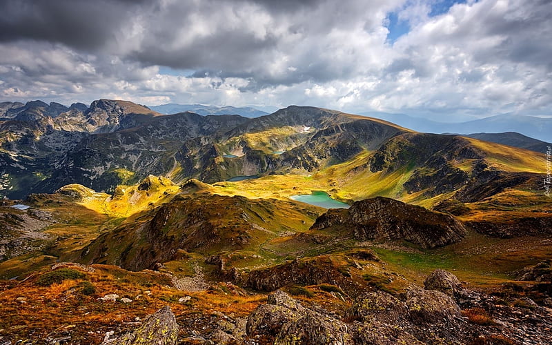 Rila Mountains in Bulgary, Bulgary, Rila, nature, mountains, HD wallpaper