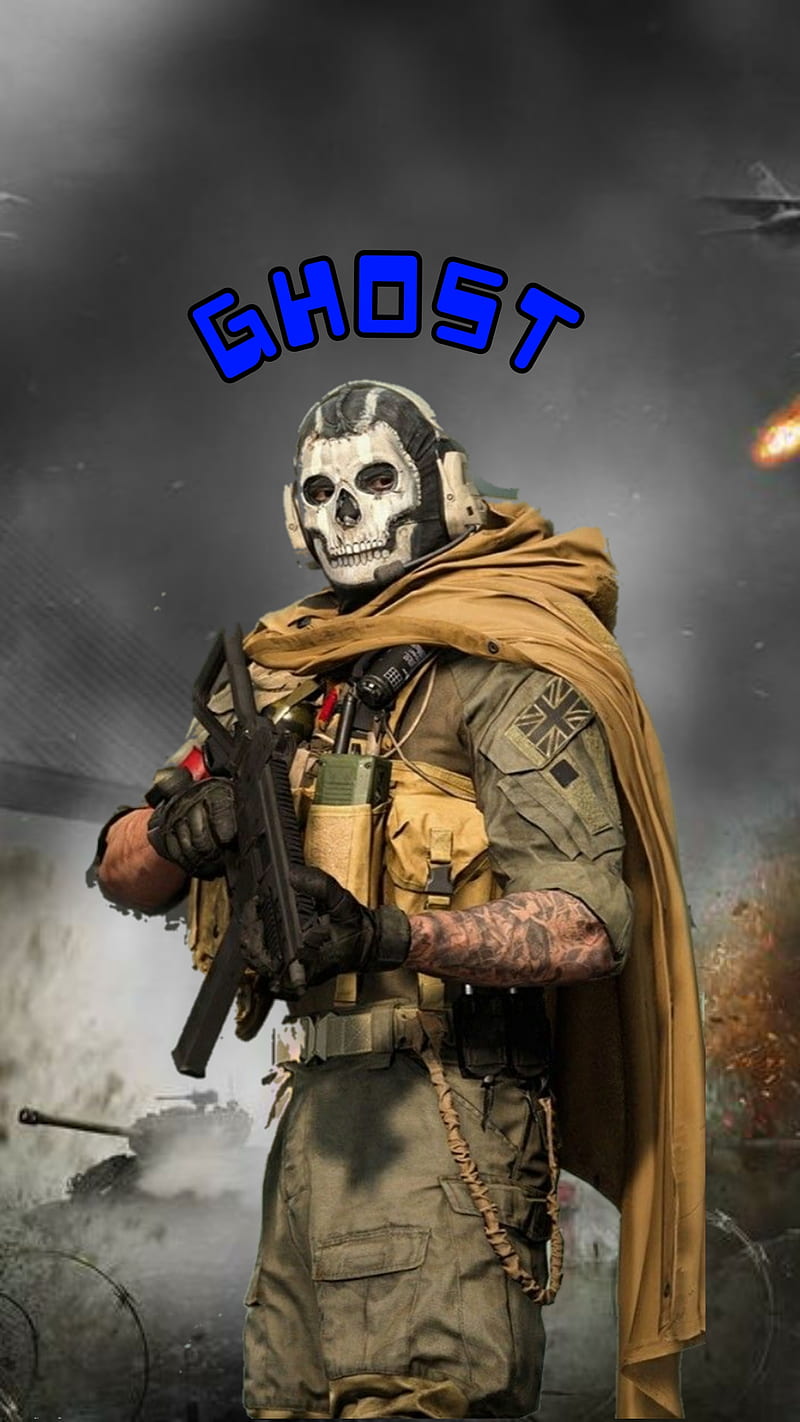 Simon Ghost Riley COD: Modern Warfare 2 (2022) 4K Wallpaper iPhone