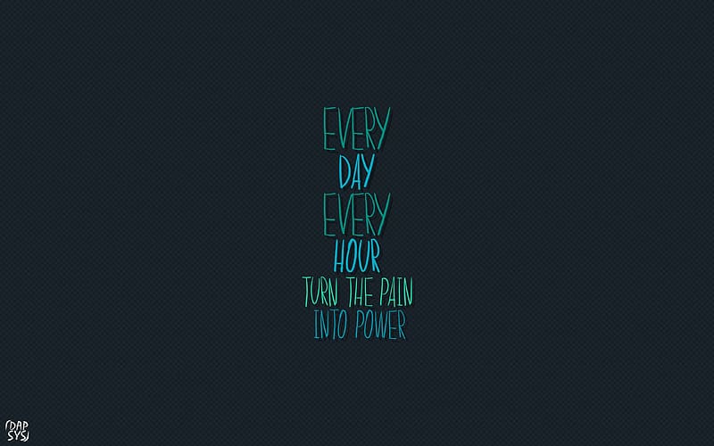:), blue, power, black, word, pain, green, quote, card, HD wallpaper