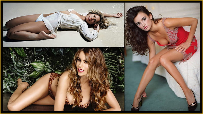 Latina Entertainers 2, Shakira, Sofia Vergara, Penelope Cruz, Shak, HD wallpaper