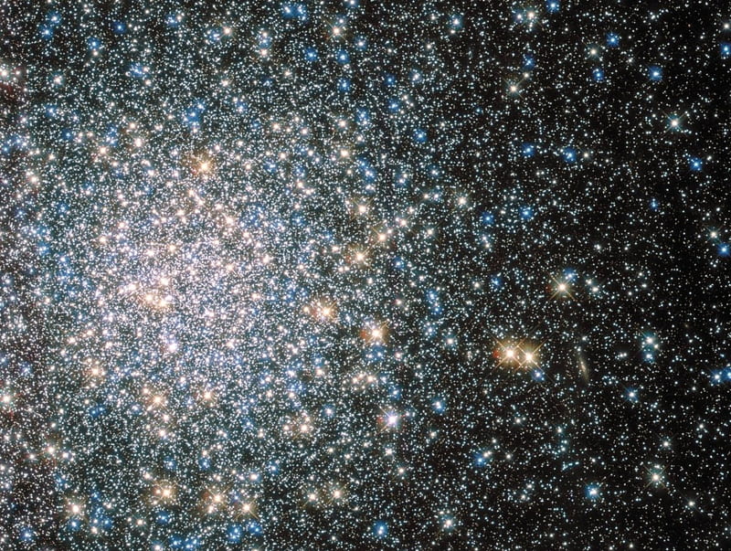 Hubble's Messier 5, stars, cool, space, fun, galaxy, HD wallpaper