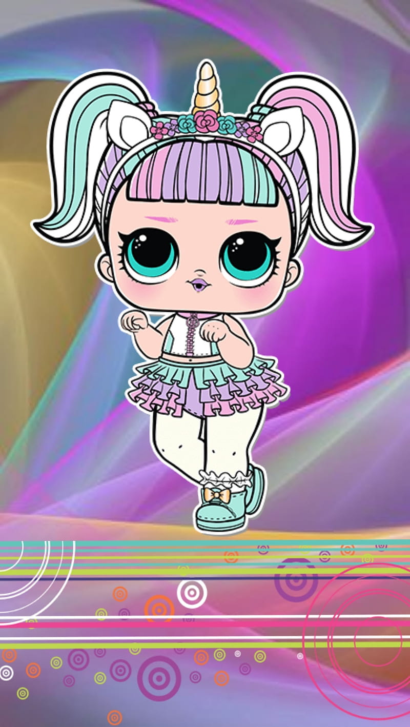 Lol doll unicorn, lol doll, HD phone wallpaper