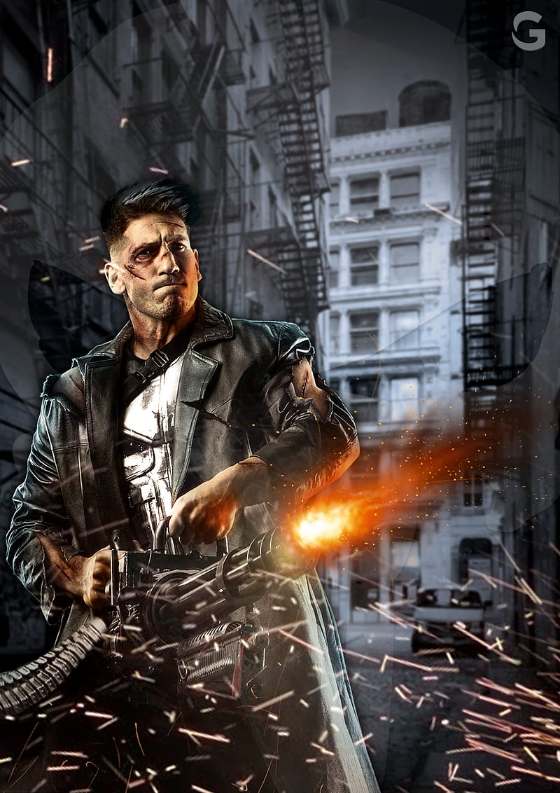 Punisher Guns Marvel Anti Hero 4K Wallpaper #6.2152