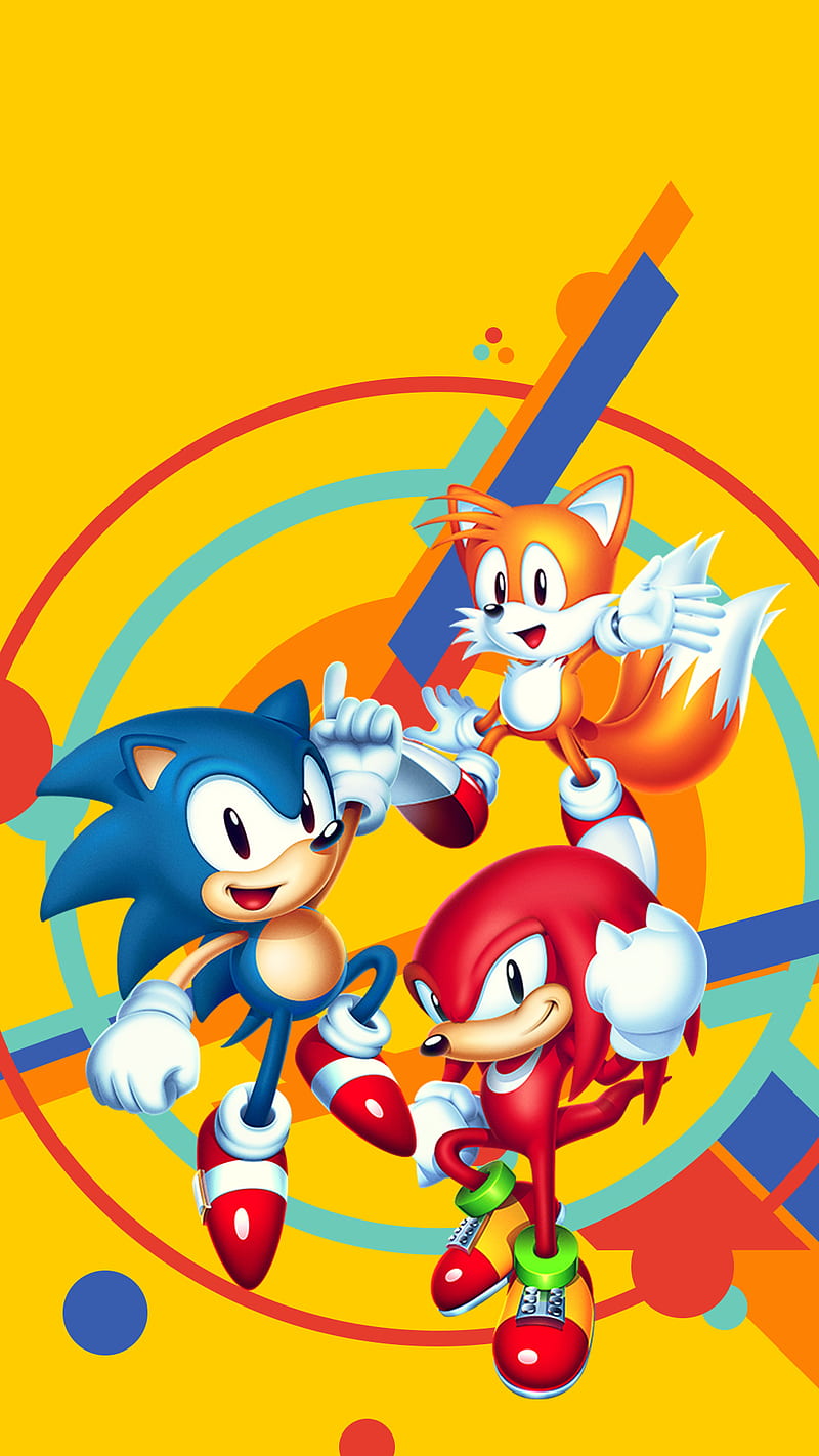 Sonic Mania, games, sonic the hedgehog yellow, HD phone wallpaper