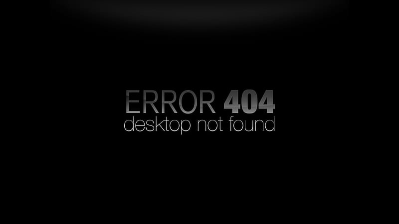 Error 404, error, windows, black, dark, HD wallpaper