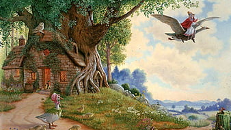 A Fairytale Story Book Wallpaper 