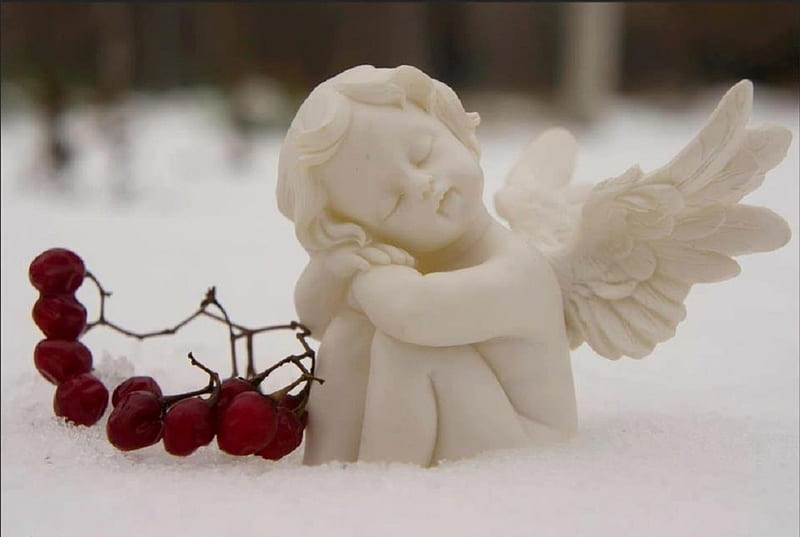 HD winter angel wallpapers