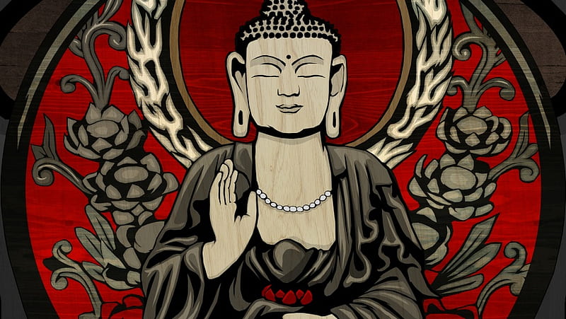 Gautama Buddha Art, HD wallpaper