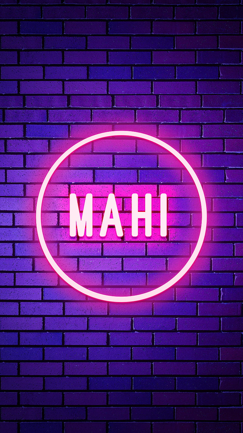 Mahi, Name, Neon light, Neon name, name design, neon mahi, person name,  your names, HD phone wallpaper | Peakpx