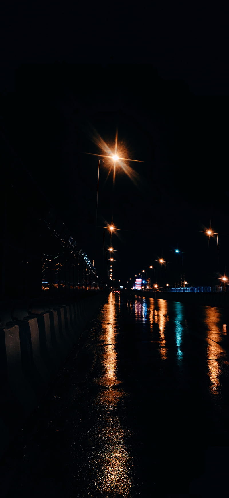 rain, destination unknown, low light, moonlight, night light, orignal, rainy roads, roads, HD phone wallpaper