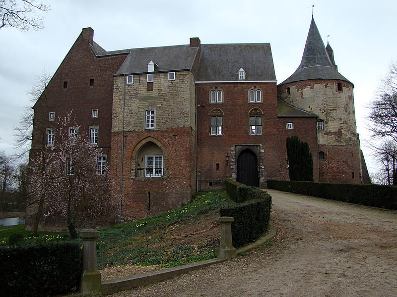 Dutch Castle Horn, netherlands, medieval, bridge, dutch, tower, middle ages, castle, holland, HD wallpaper