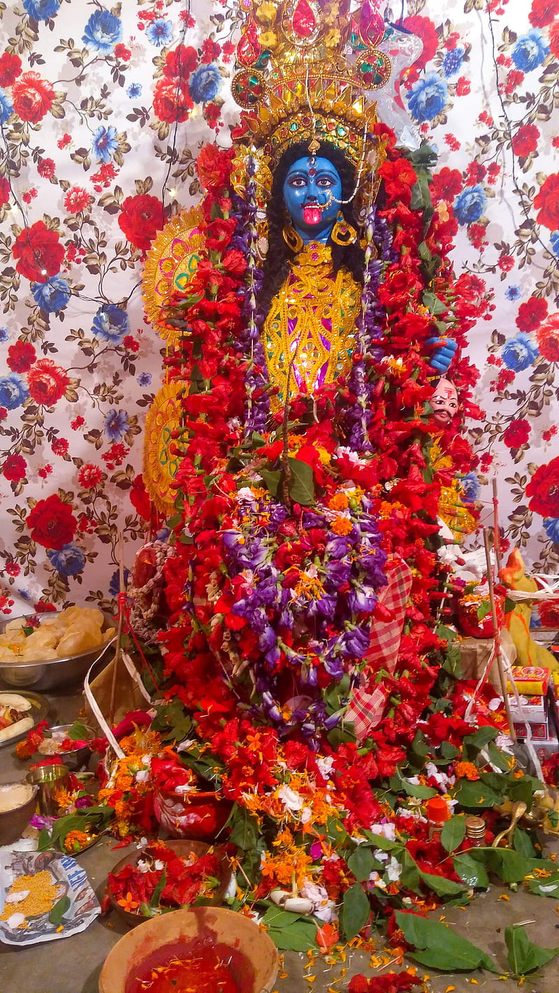 Kali ma, diwali, festival, idol, kali puja, lights, ma kali, spiritual, HD  phone wallpaper | Peakpx