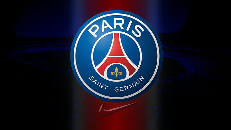 Paris Saint Germain Logo In Colorful Background PSG, HD wallpaper