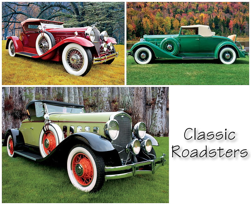 Classic Roadsters graphy, automobile, car, auto, wide screen, bonito, roadsters, HD wallpaper
