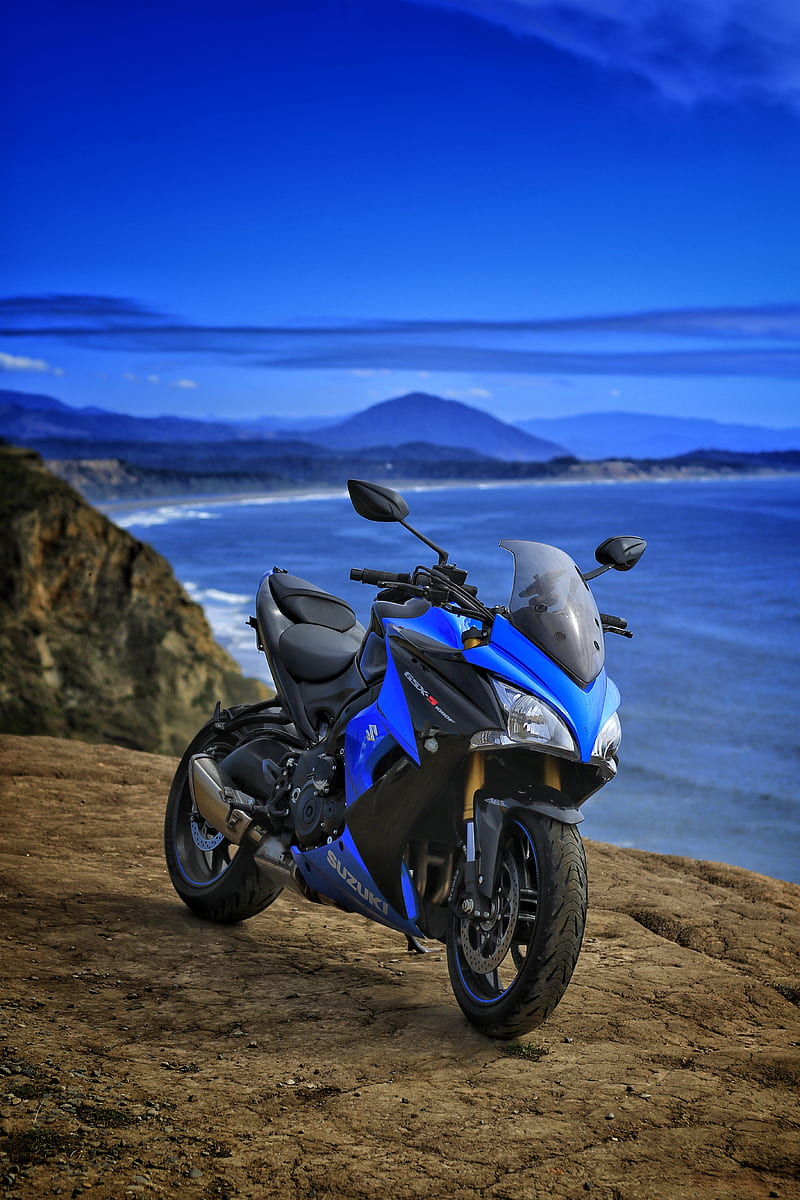 Suzuki, costa, moto, motos, océano, mar, moto deportiva, streetbike, Fondo  de pantalla de teléfono HD | Peakpx