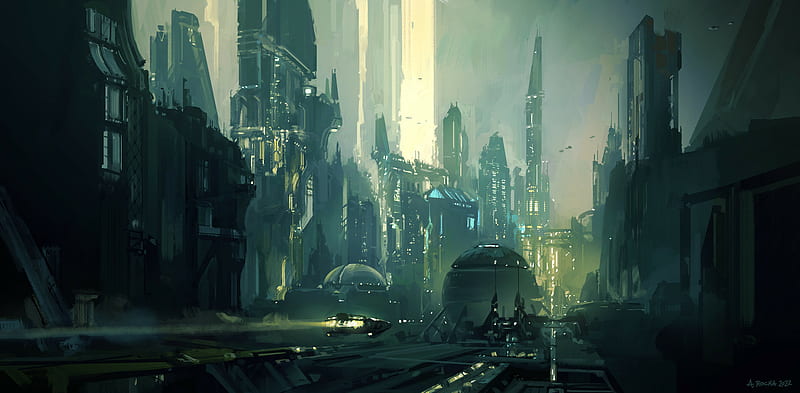 Sci Fi, City, HD wallpaper | Peakpx
