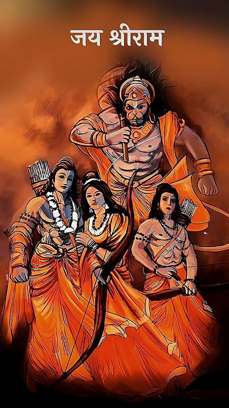 Maa Sita, Ram and Laxman Crossing River Ganga in Kevats Boat Wallpaper for  Wall - Magic Decor ®