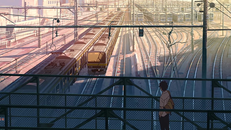 Anime, Cross Road, Shouta (Cross Road), Train Station, HD wallpaper