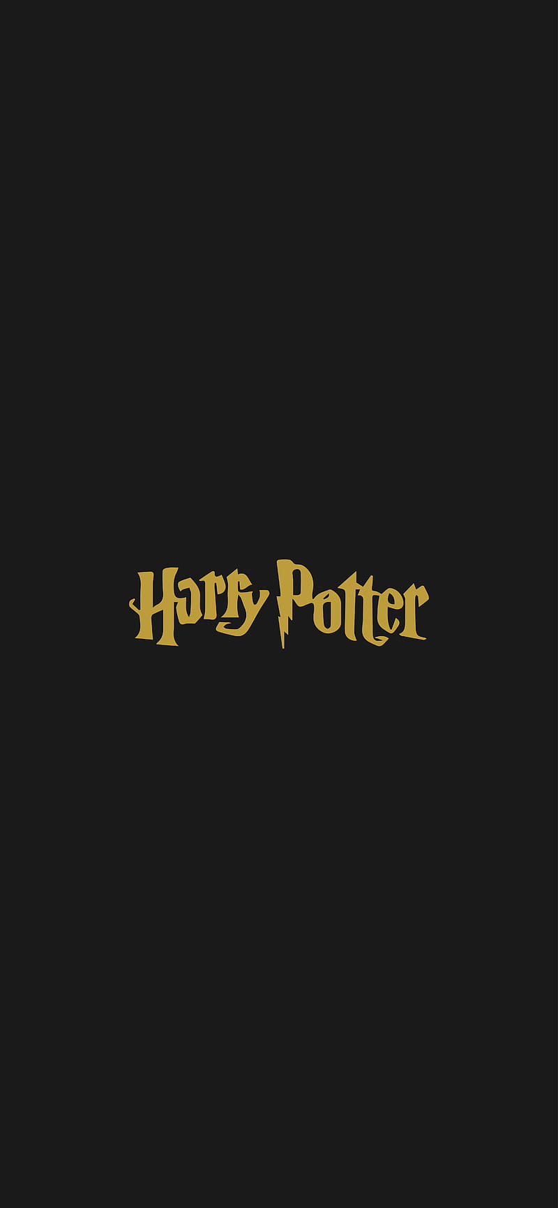 harry potter, amoled, dark, fly, magic, yellow, HD phone wallpaper