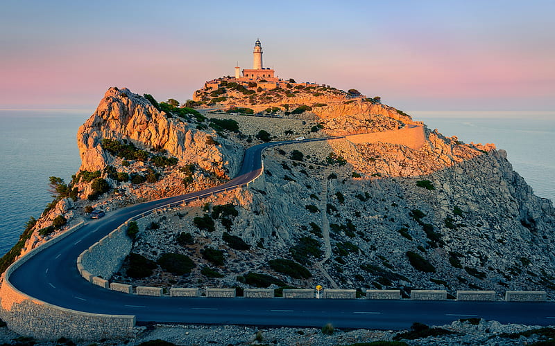Spain Lighthouse Mallorca 2020 Bing, HD wallpaper
