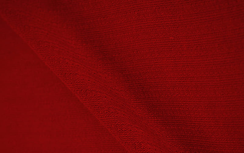 red fabric texture, waves fabric texture, red fabric background, red waves texture, HD wallpaper