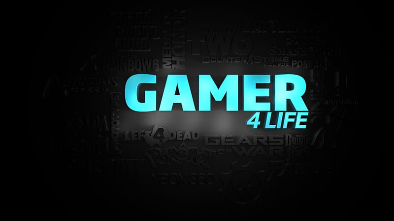 Gamer 4 Life!, gamers, gaming, life 4, HD wallpaper