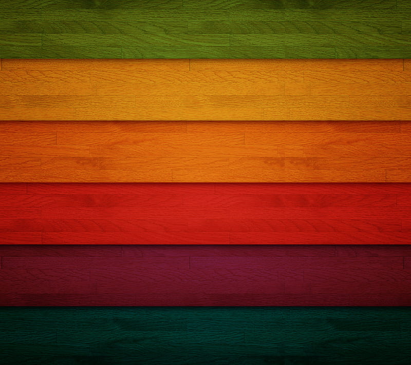 Rainbow Wood, pretty, rainbow, HD wallpaper