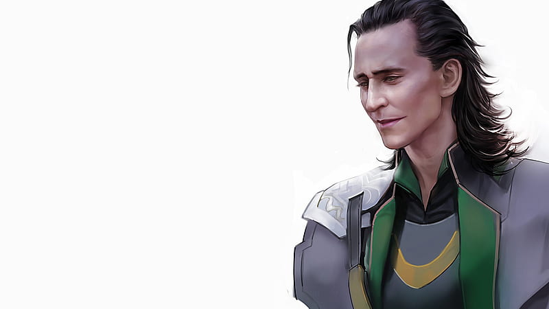 Loki On Side With White Background Loki, HD wallpaper