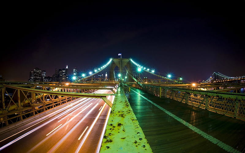 Brooklyn Bridge Nights-Traveled the world graphy, HD wallpaper