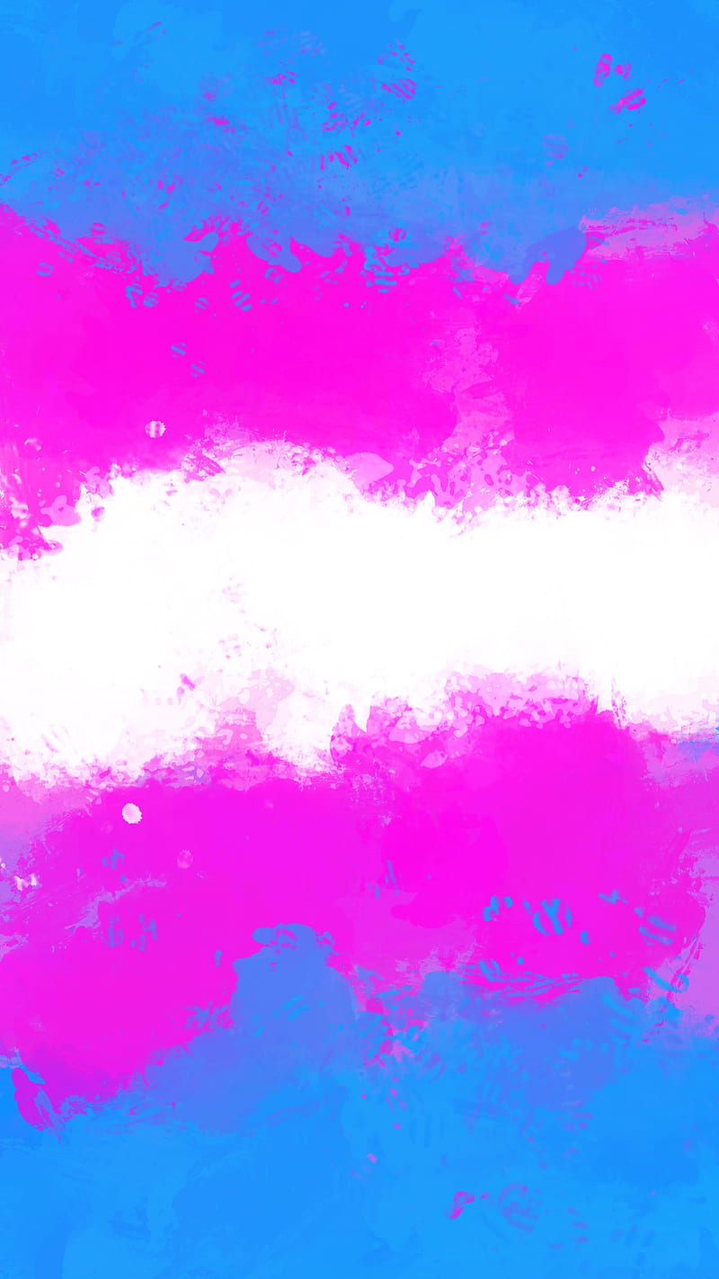 gender abstract blue, brushes, flag, lgbt, pattern, pink, texture, transgender, HD phone wallpaper