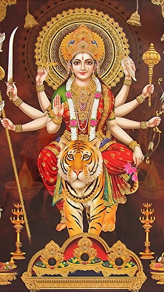 Aai bhavani, bhakti, devotional, hindu god HD phone wallpaper | Pxfuel