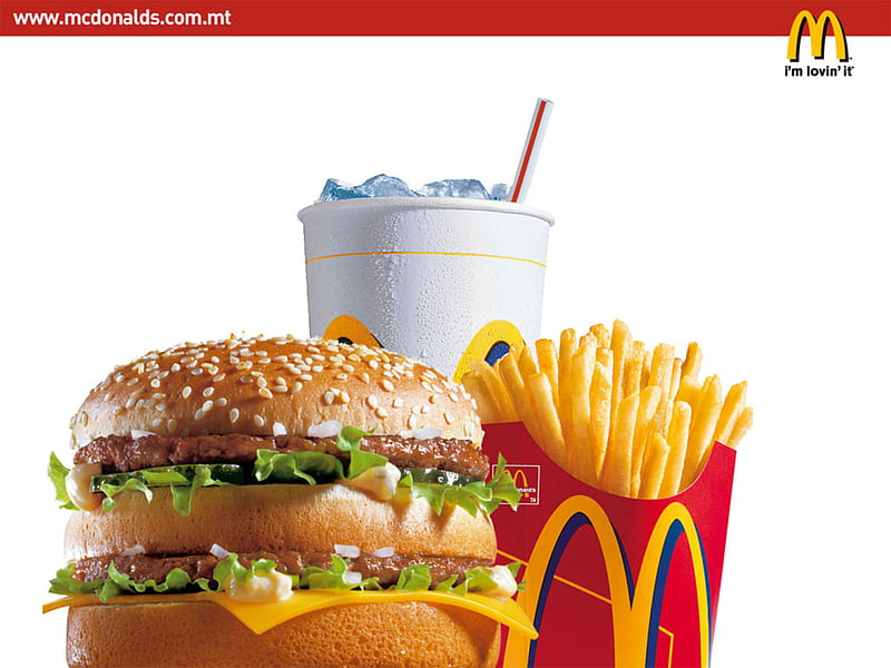  Big mac, arcos dorados, mcdonalds, papas fritas, papas fritas, comida rápida, Fondo de pantalla HD