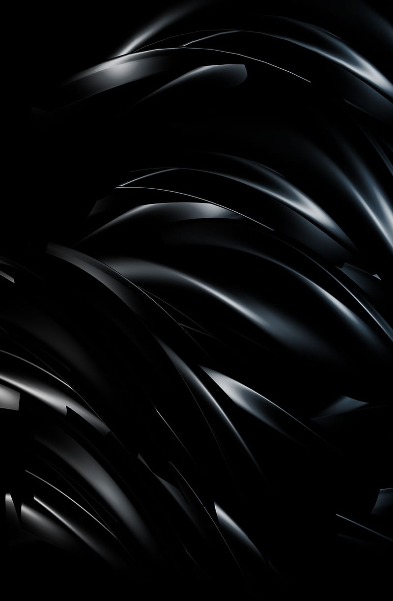 Black silk 3D, 3d, abstract, black luxury silk, HD phone wallpaper | Peakpx