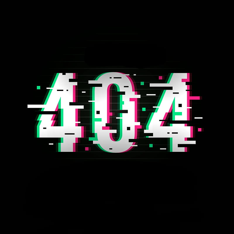 404 error, 404 error glitch, glitch, HD phone wallpaper