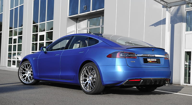 2015 BRABUS ZERO EMISSION based on Tesla Model S - Rear , car, HD wallpaper