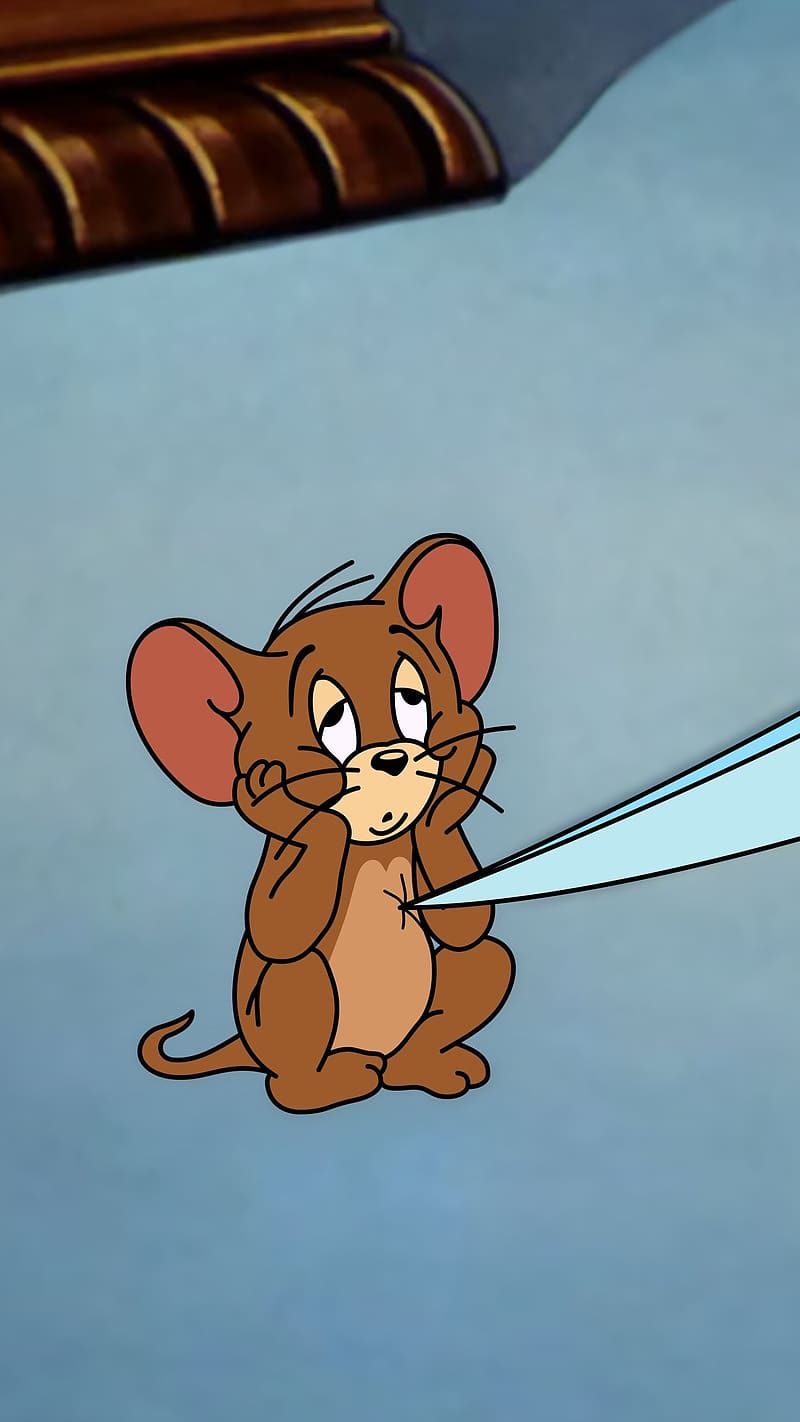 Tom And Jerry Sad, jerry, jerry sad, cartoon, HD phone wallpaper