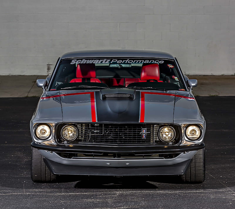 Tuned Mustang, america, black, ford, muscle, red, silver, usa, HD ...