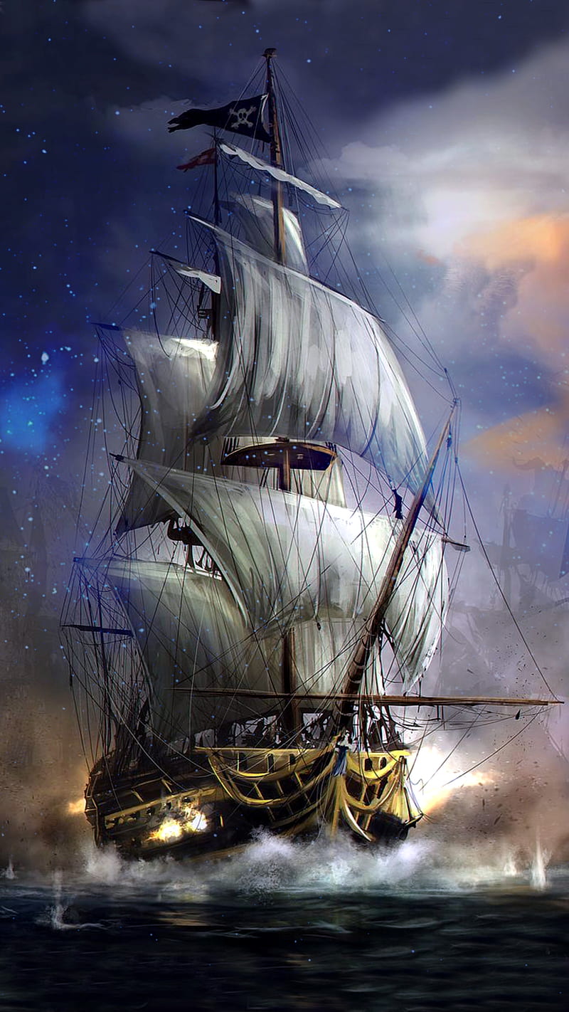 navire, pirate, ship, HD phone wallpaper