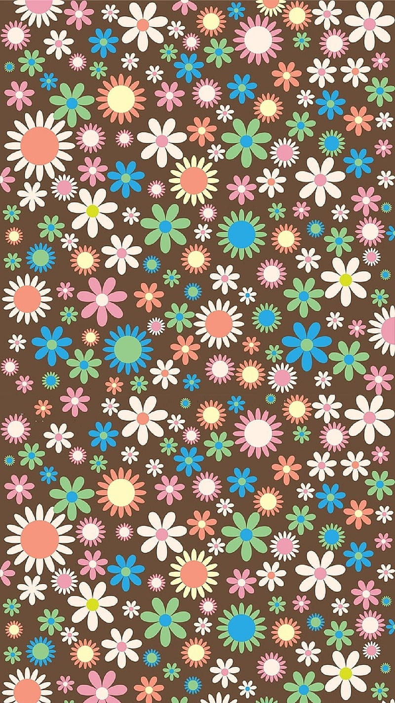 Download Periwinkle Cute Cartoon Flowers Wallpaper  Wallpaperscom