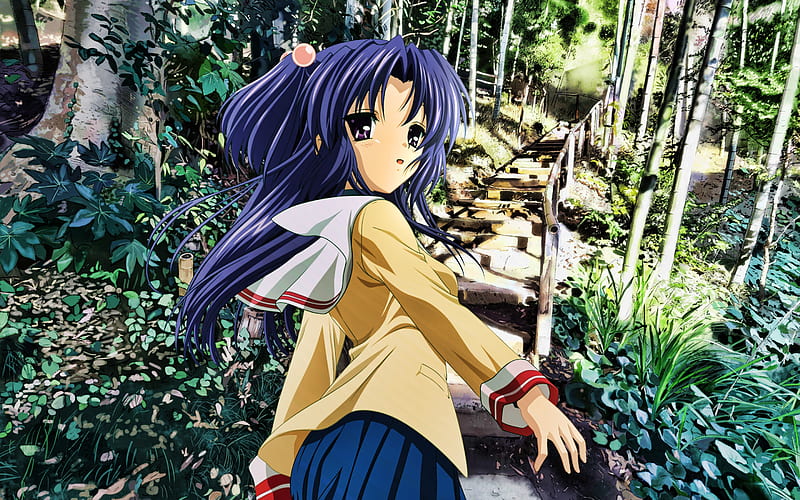 Clannad: Kotomi in the Manga (*-----*)