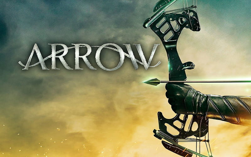 Arrow, bow, warrior, logo, CW TV Show, HD wallpaper