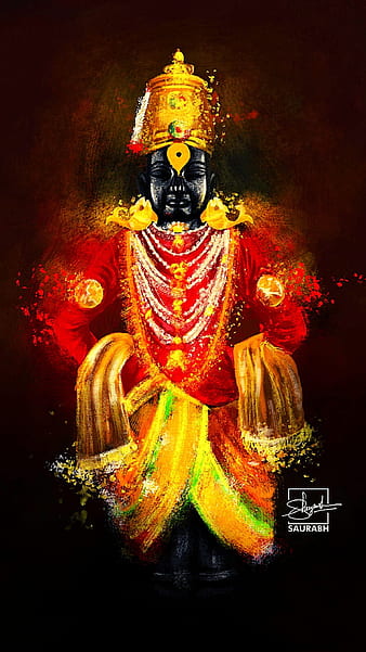 HD wallpaper vitthal painting art mauli vitthala panduranga narayan thumbnail