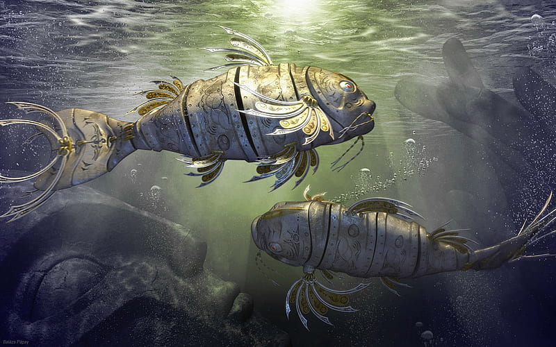 Fish Wallpaper 4K Surreal Colorful Graphics CGI 11239