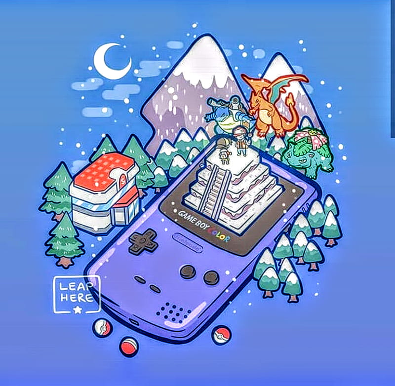 Mt Silver, pokemon, gameboy color, HD wallpaper
